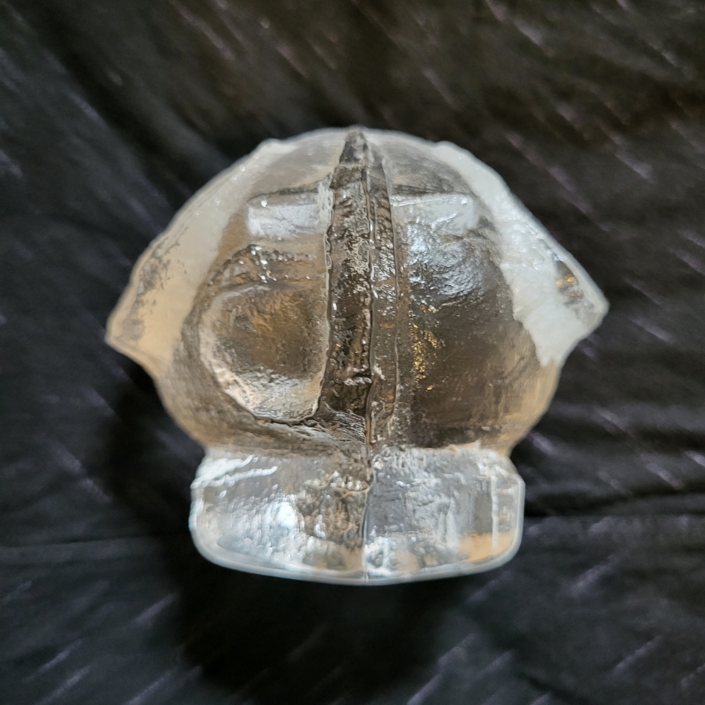 Pukeberg Sweden Art Glass Elephant Paperweight